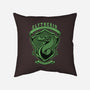 Green Snake Emblem-None-Removable Cover w Insert-Throw Pillow-Astrobot Invention