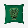 Green Snake Emblem-None-Removable Cover w Insert-Throw Pillow-Astrobot Invention