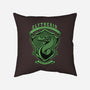 Green Snake Emblem-None-Removable Cover-Throw Pillow-Astrobot Invention