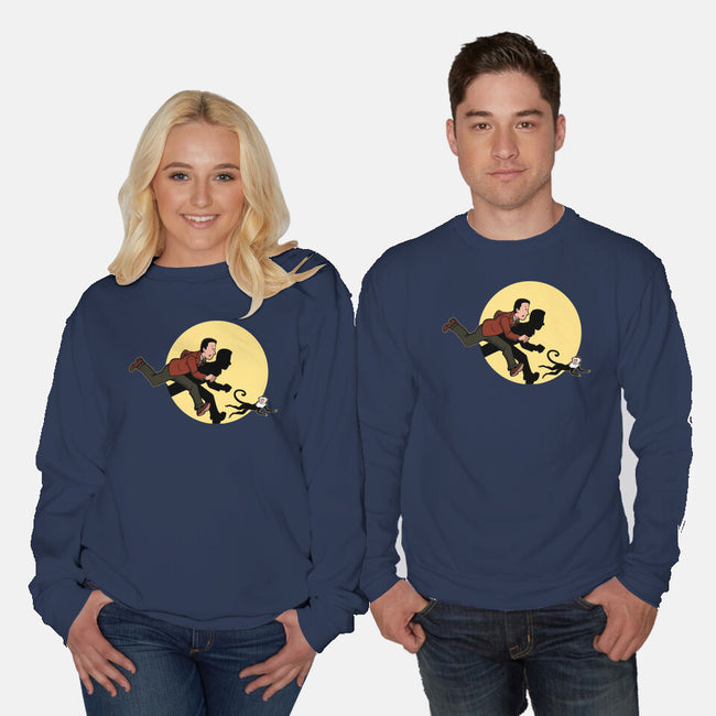 The Adventures Of Ross And Marcel-Unisex-Crew Neck-Sweatshirt-jasesa