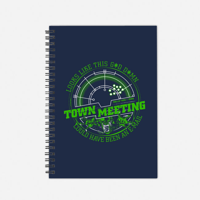 Aliens Town Meeting-None-Dot Grid-Notebook-rocketman_art