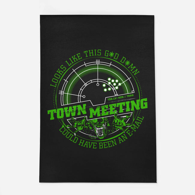 Aliens Town Meeting-None-Outdoor-Rug-rocketman_art