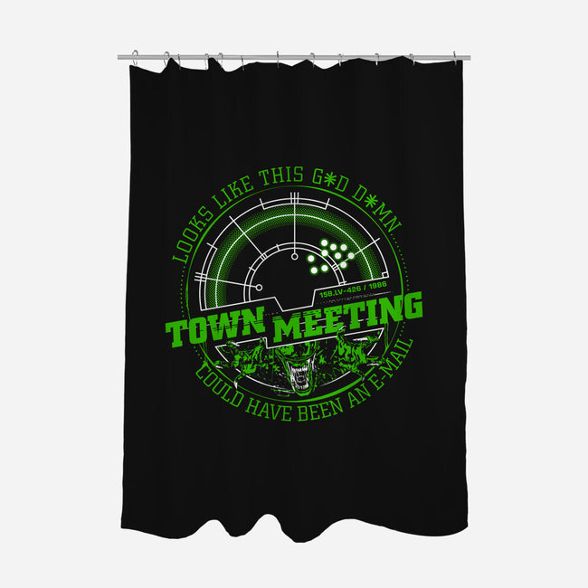 Aliens Town Meeting-None-Polyester-Shower Curtain-rocketman_art