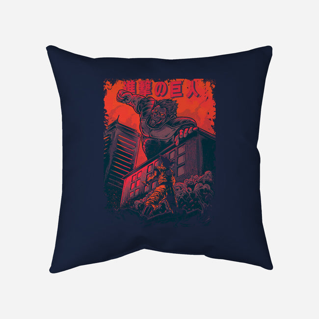 Attack On Titan-None-Non-Removable Cover w Insert-Throw Pillow-Gleydson Barboza