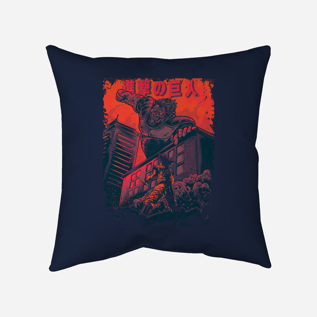 Attack On Titan-None-Removable Cover-Throw Pillow-Gleydson Barboza