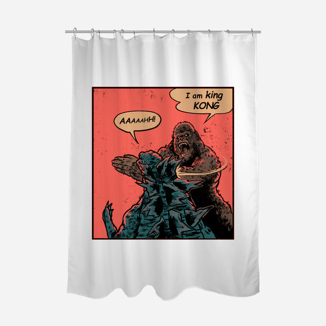 King Of Skull Island-None-Polyester-Shower Curtain-Gleydson Barboza