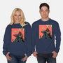 King Of Skull Island-Unisex-Crew Neck-Sweatshirt-Gleydson Barboza