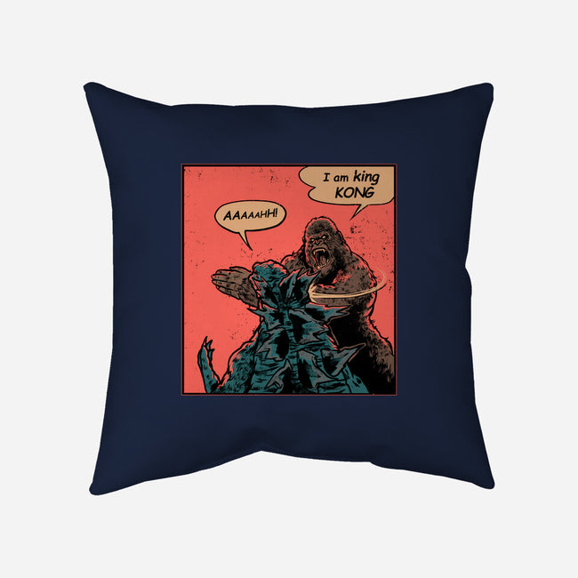 King Of Skull Island-None-Non-Removable Cover w Insert-Throw Pillow-Gleydson Barboza