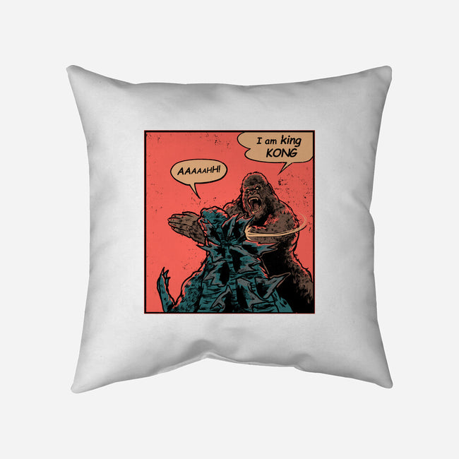 King Of Skull Island-None-Non-Removable Cover w Insert-Throw Pillow-Gleydson Barboza