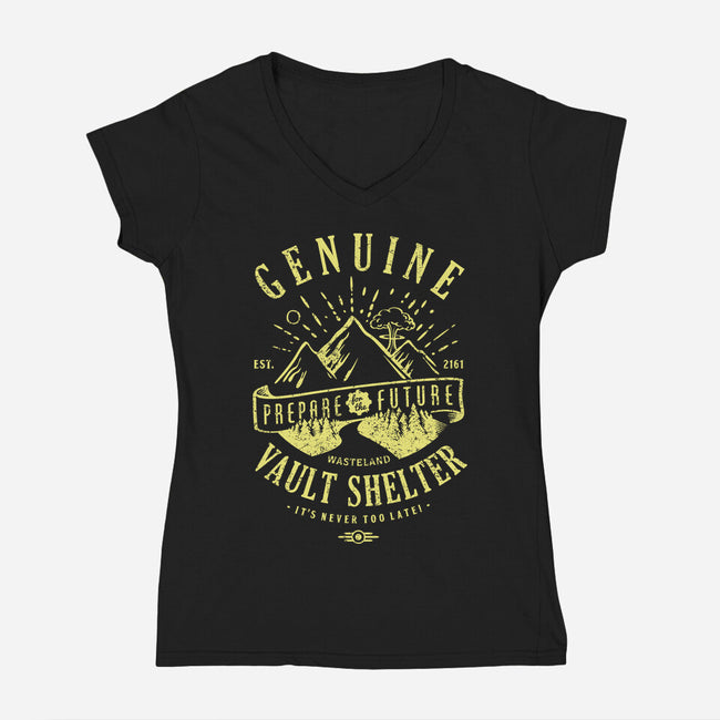 Genuine Vault-Womens-V-Neck-Tee-Olipop