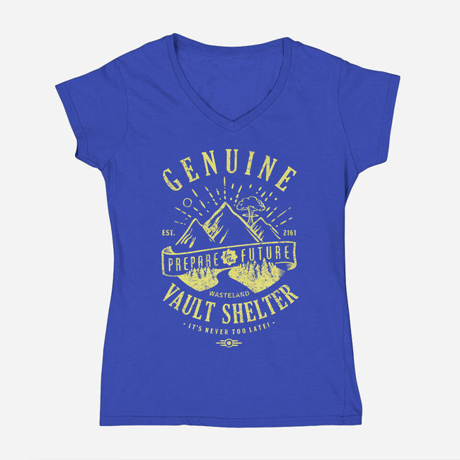 Genuine Vault-Womens-V-Neck-Tee-Olipop