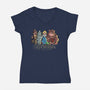 The Brothers Of Oz-Womens-V-Neck-Tee-zascanauta