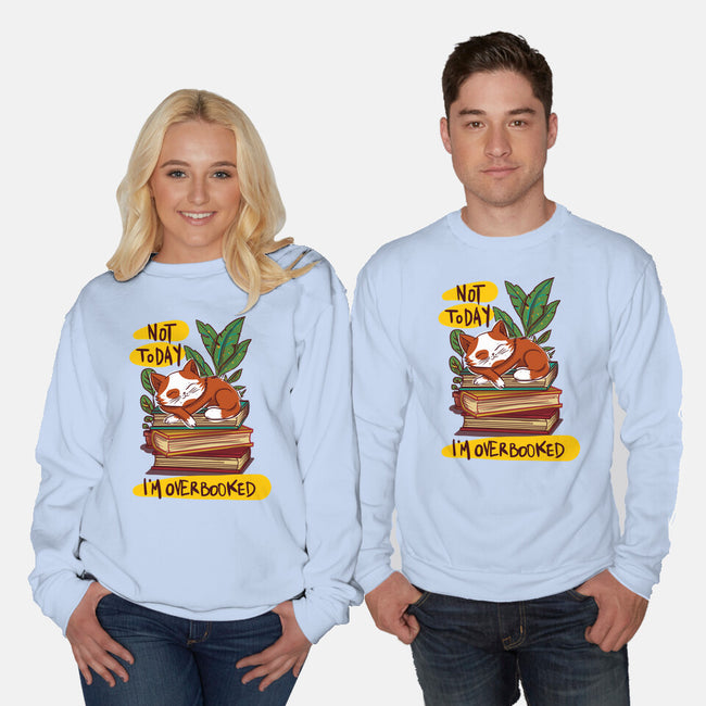 Overbooked-Unisex-Crew Neck-Sweatshirt-kharmazero