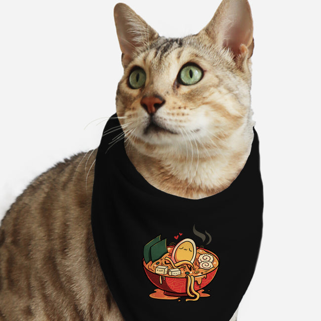 Noodle Spa Ramen Lover-Cat-Bandana-Pet Collar-tobefonseca