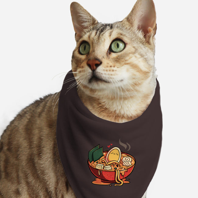 Noodle Spa Ramen Lover-Cat-Bandana-Pet Collar-tobefonseca