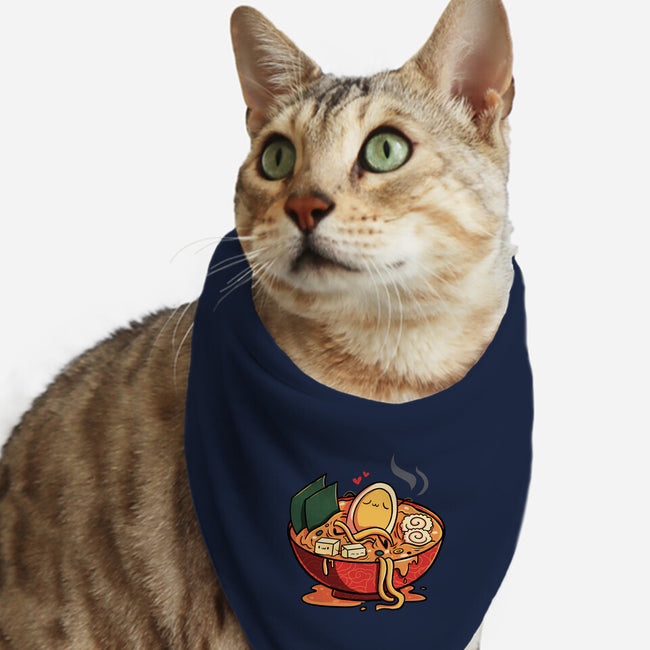 Noodle Spa Ramen Lover-Cat-Bandana-Pet Collar-tobefonseca