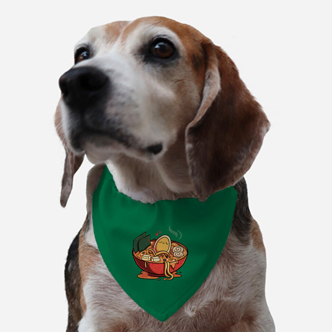 Noodle Spa Ramen Lover-Dog-Adjustable-Pet Collar-tobefonseca