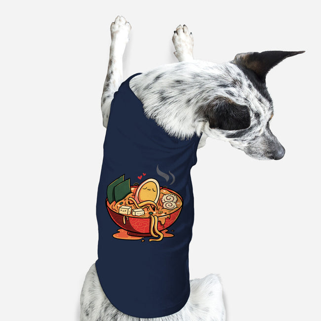 Noodle Spa Ramen Lover-Dog-Basic-Pet Tank-tobefonseca