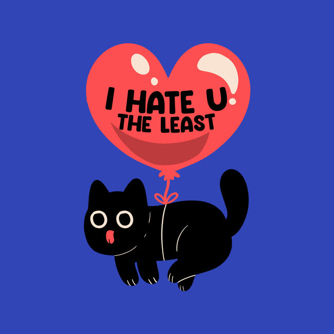 I Hate U The Least-None-Non-Removable Cover w Insert-Throw Pillow-tobefonseca