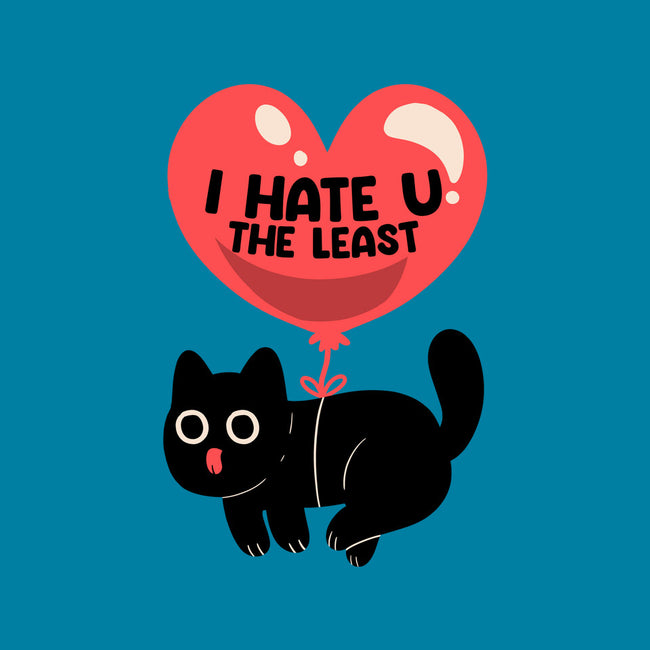 I Hate U The Least-None-Removable Cover-Throw Pillow-tobefonseca
