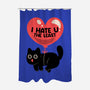 I Hate U The Least-None-Polyester-Shower Curtain-tobefonseca