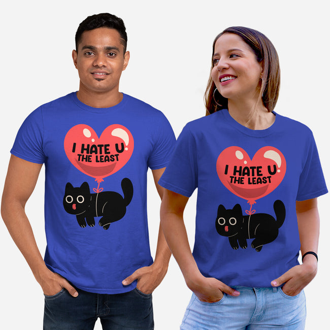 I Hate U The Least-Unisex-Basic-Tee-tobefonseca