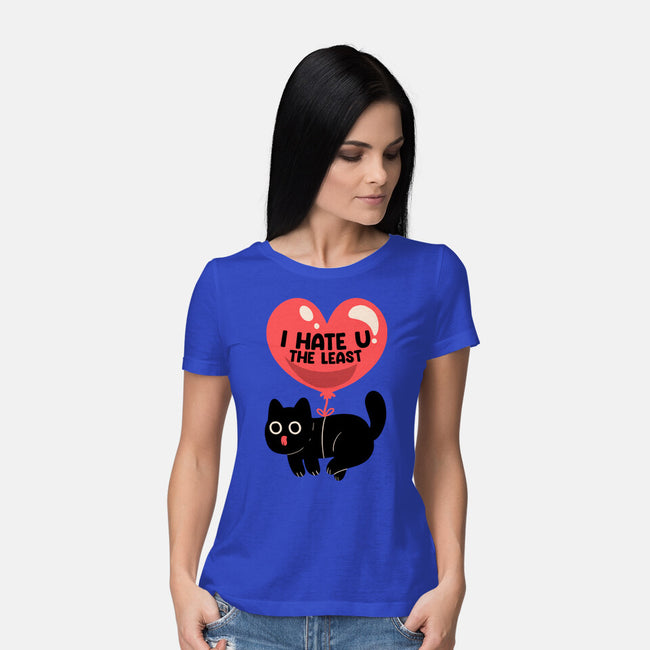 I Hate U The Least-Womens-Basic-Tee-tobefonseca