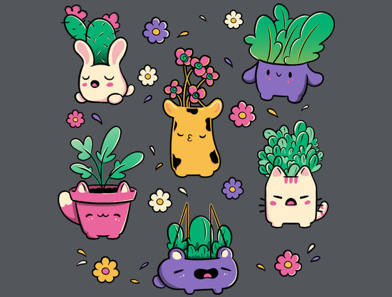 Happy Plants Kawaii