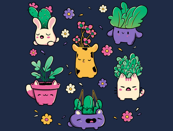 Happy Plants Kawaii