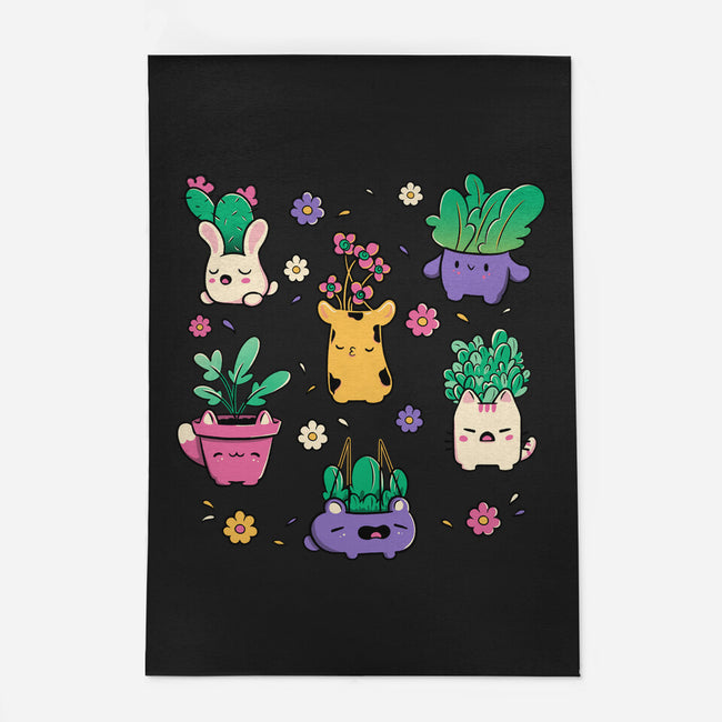 Happy Plants Kawaii-None-Outdoor-Rug-tobefonseca