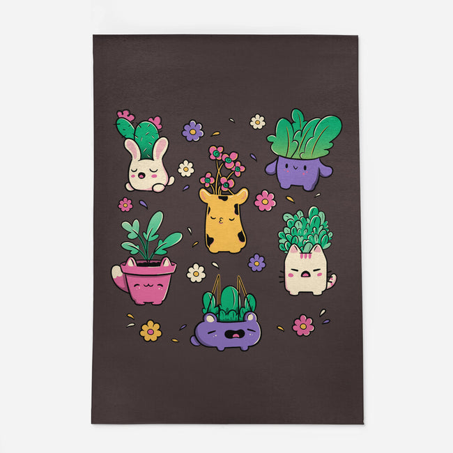 Happy Plants Kawaii-None-Outdoor-Rug-tobefonseca