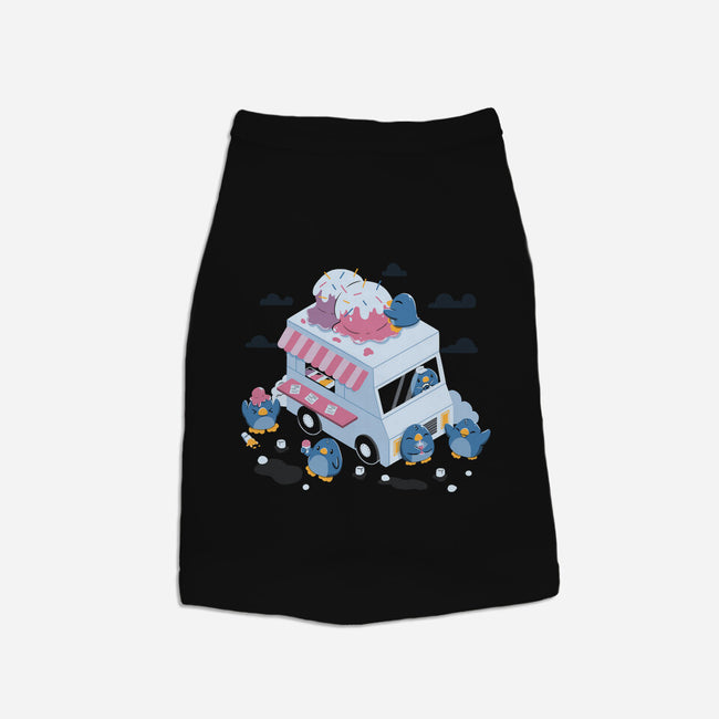 Frozen Truck Kawaii Penguins-Dog-Basic-Pet Tank-tobefonseca