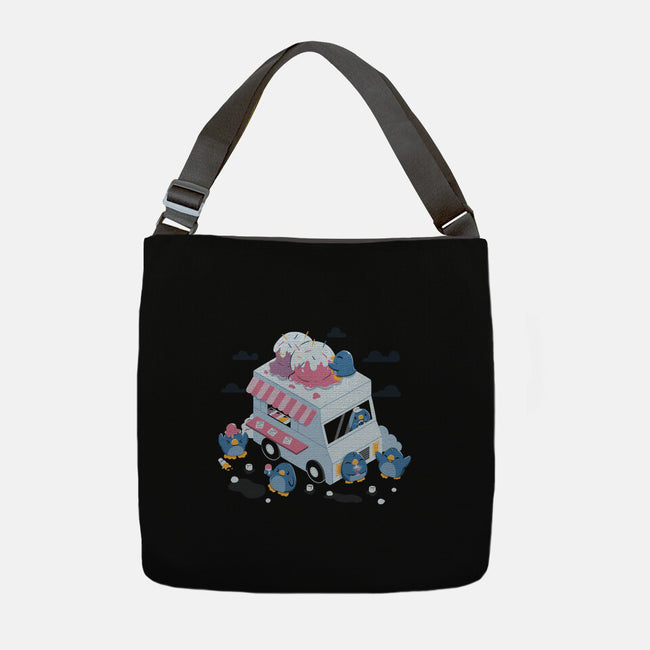 Frozen Truck Kawaii Penguins-None-Adjustable Tote-Bag-tobefonseca