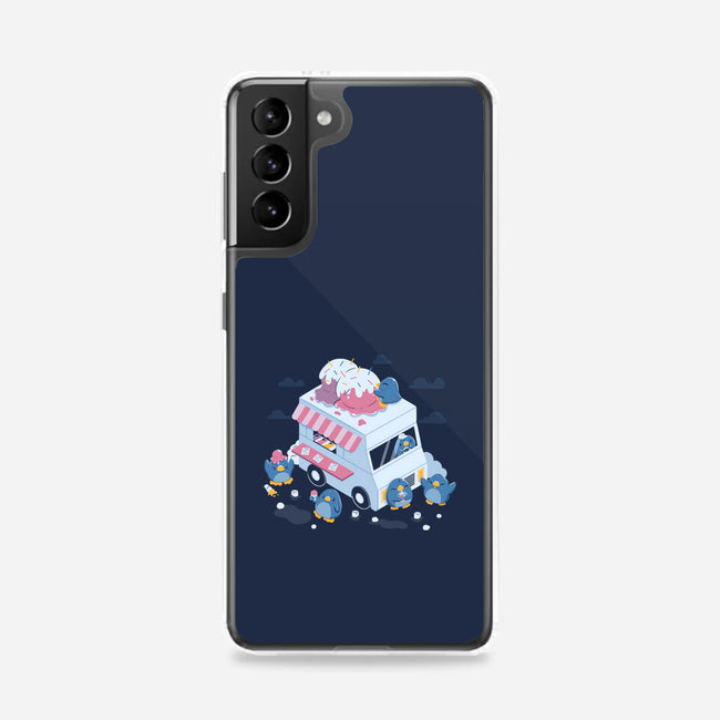 Frozen Truck Kawaii Penguins-Samsung-Snap-Phone Case-tobefonseca