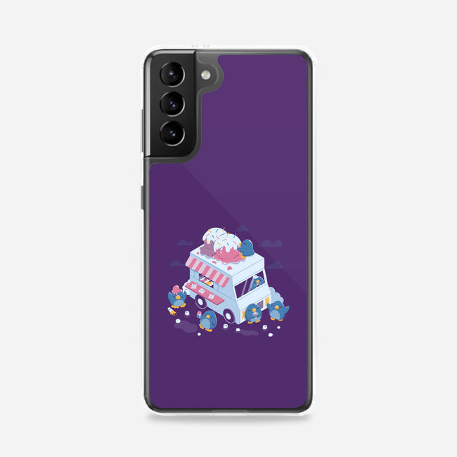 Frozen Truck Kawaii Penguins-Samsung-Snap-Phone Case-tobefonseca