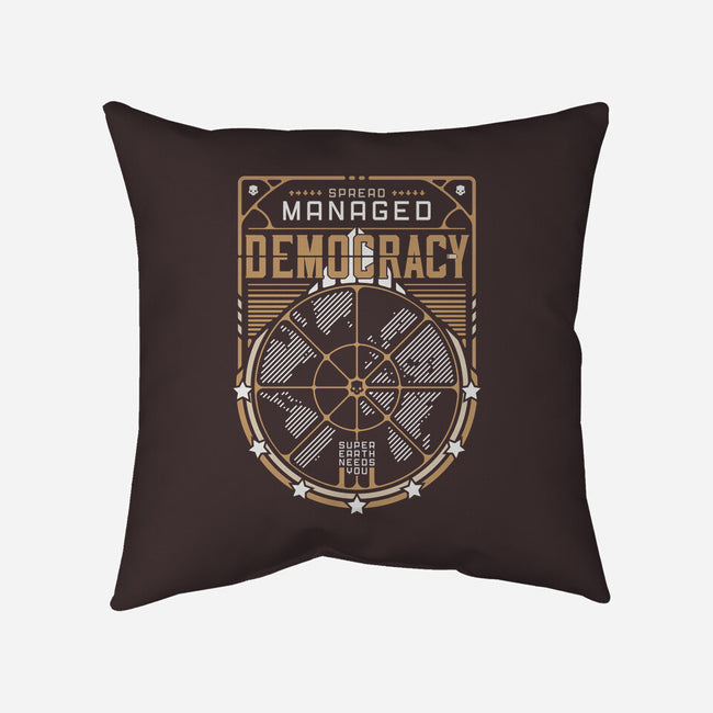 Democracy-None-Non-Removable Cover w Insert-Throw Pillow-BadBox