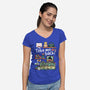 Take Me Back To My Childhood Days-Womens-V-Neck-Tee-NemiMakeit