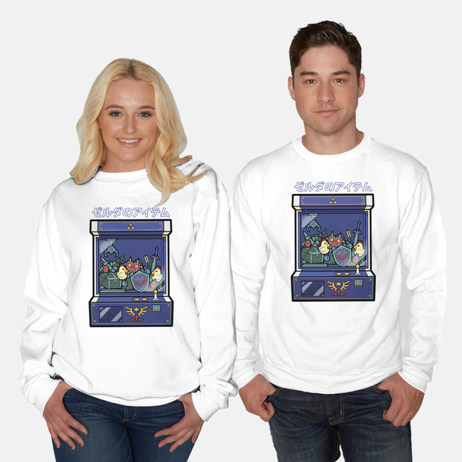 Hylians Crane-Unisex-Crew Neck-Sweatshirt-Astrobot Invention