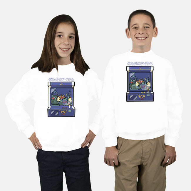 Hylians Crane-Youth-Crew Neck-Sweatshirt-Astrobot Invention