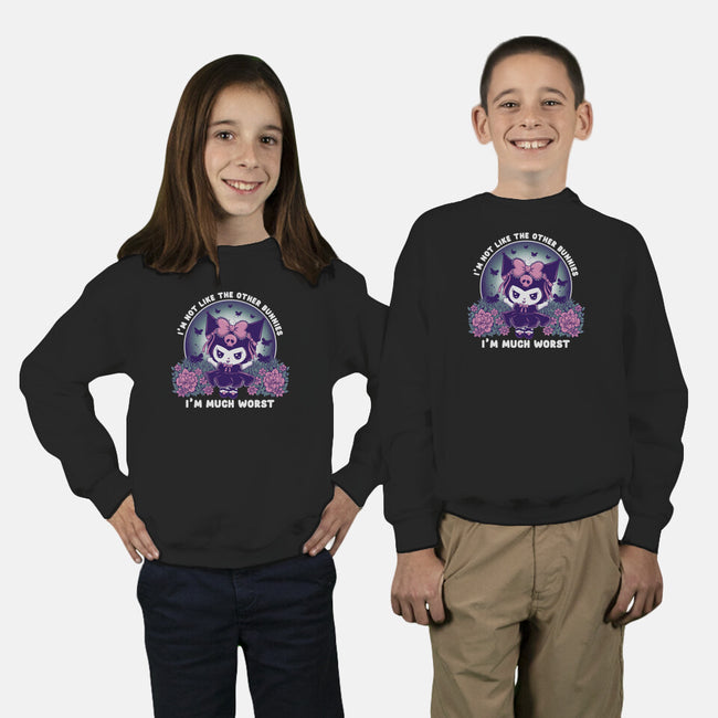 Worst Bunny-Youth-Crew Neck-Sweatshirt-rmatix