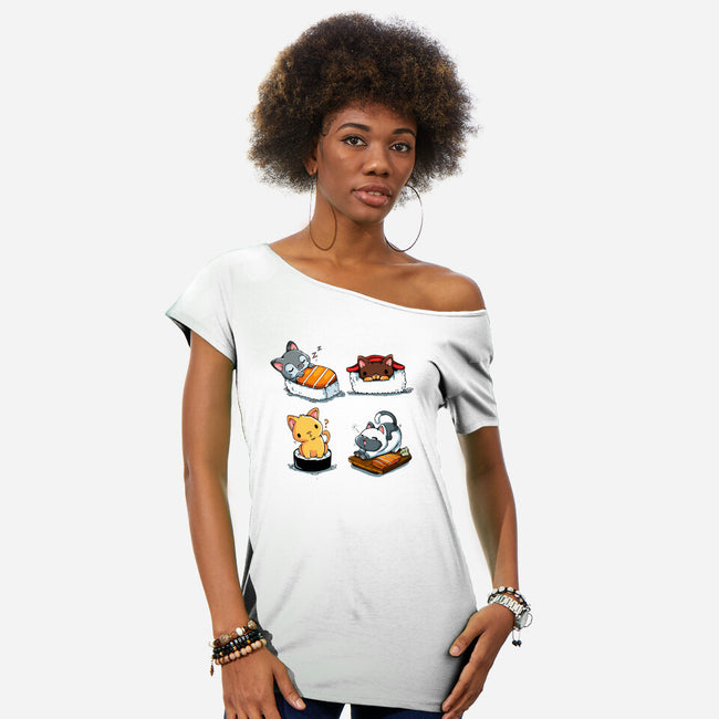 KittenSushi-Womens-Off Shoulder-Tee-Vallina84