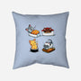 KittenSushi-None-Non-Removable Cover w Insert-Throw Pillow-Vallina84