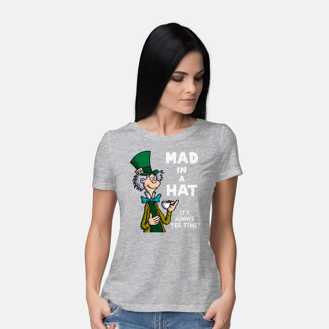 Mad In A Hat-Womens-Basic-Tee-Raffiti