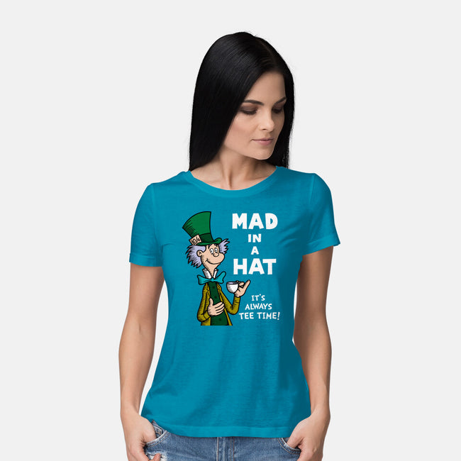 Mad In A Hat-Womens-Basic-Tee-Raffiti