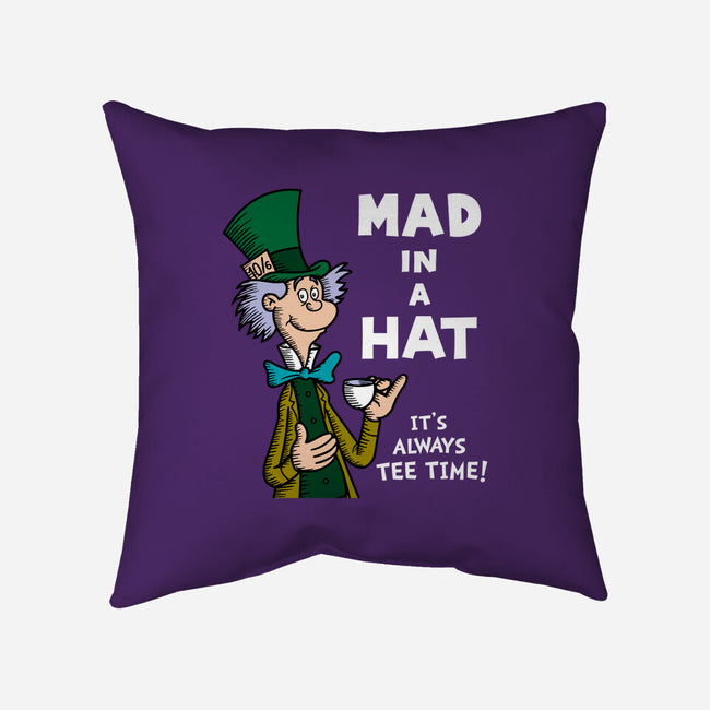 Mad In A Hat-None-Removable Cover w Insert-Throw Pillow-Raffiti