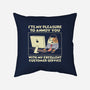 Customer Service-None-Non-Removable Cover w Insert-Throw Pillow-Xentee