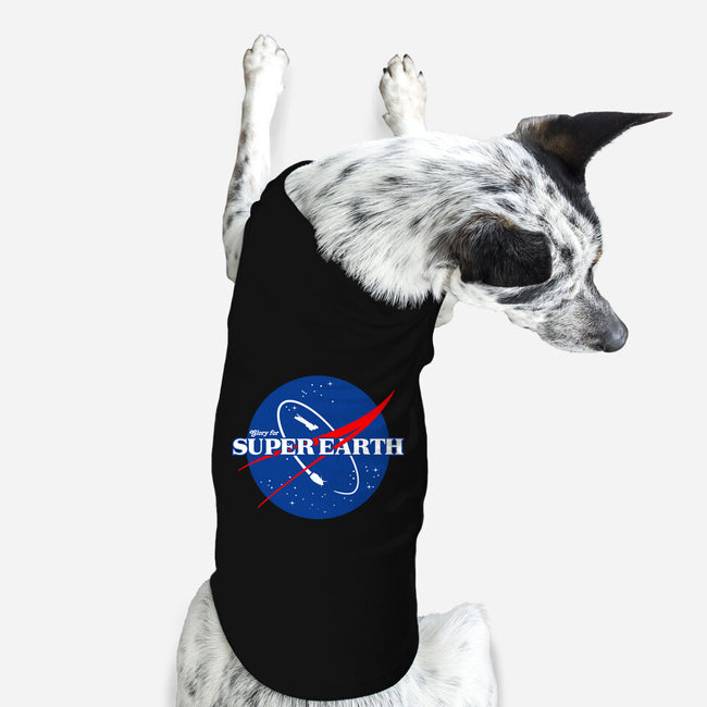 Glory For Super Earth-Dog-Basic-Pet Tank-rocketman_art
