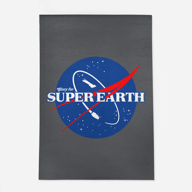 Glory For Super Earth-None-Outdoor-Rug-rocketman_art