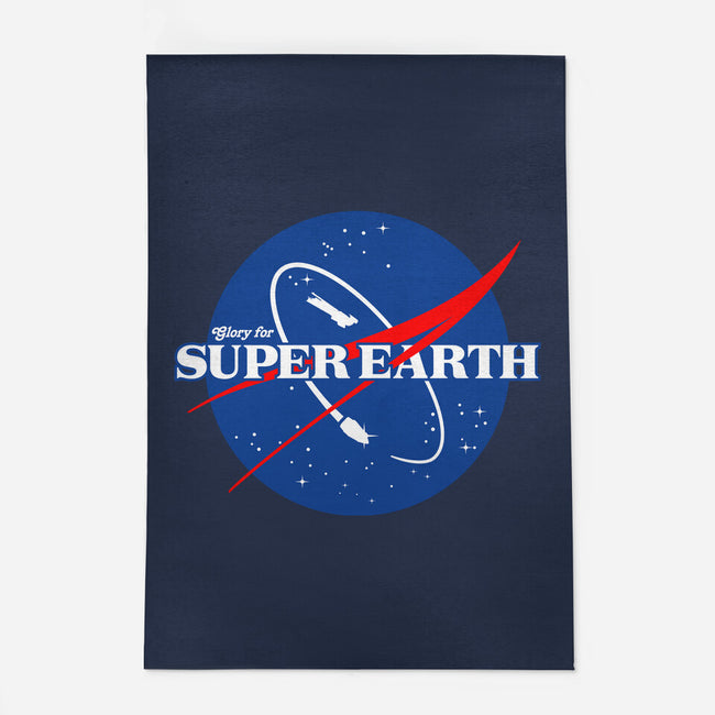 Glory For Super Earth-None-Outdoor-Rug-rocketman_art