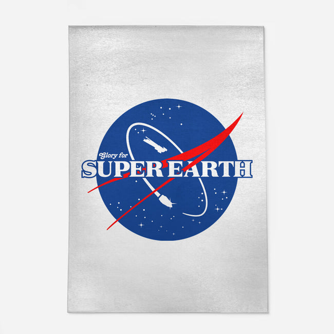 Glory For Super Earth-None-Outdoor-Rug-rocketman_art